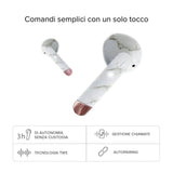 Jaz Hoox True Wireless Bluetooth In-Ear-hodetelefoner - Rose gull / Marmor