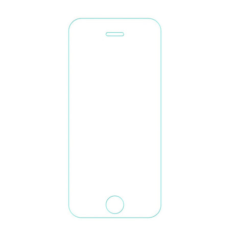 iPhone SE / 5 / 5S Skjermbeskytter i herdet glass - Veskevennlig - Gjennomsiktig