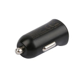 Essentials 12W Biloplader m. Lightning Kabel - 1m - Sort
