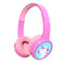 Denver Trådløse On-Ear Headset til Børn m.  Lydbegrænsning - Lyserød