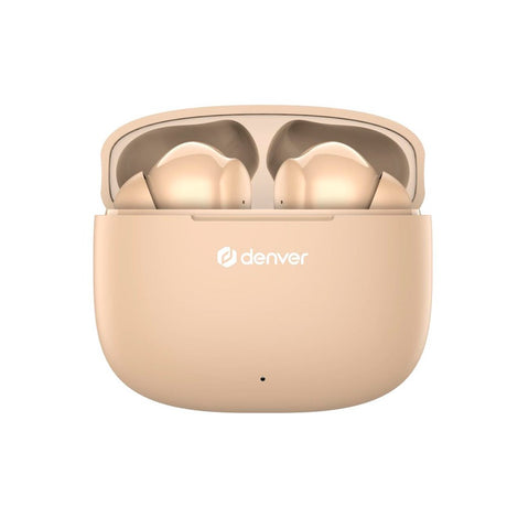 Denver True Wireless Headset - In-Ear - Beige