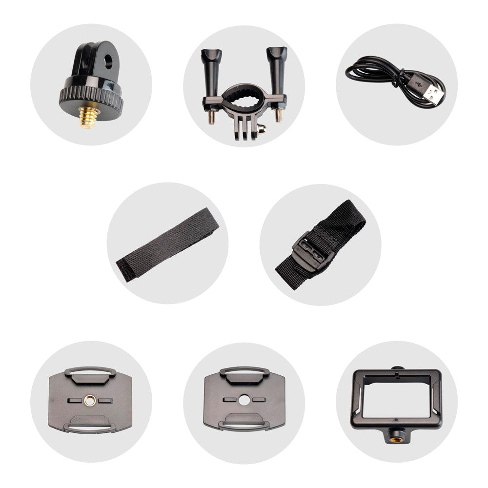 Denver ACK-8064 4K Action Kamera - Vandtæt Etui Medfølger - Sort