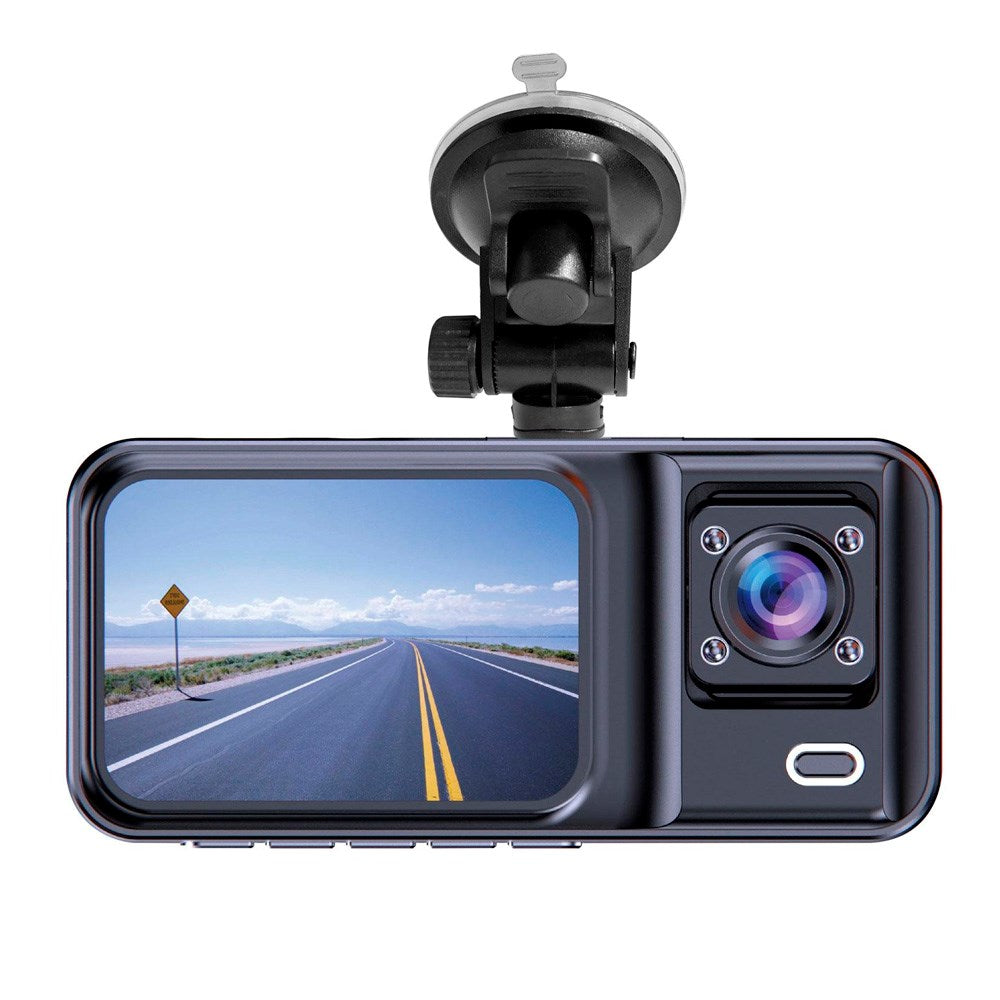 Denver CCT-2500 Dashcam - Dobbeltvendt Kamera - Sort