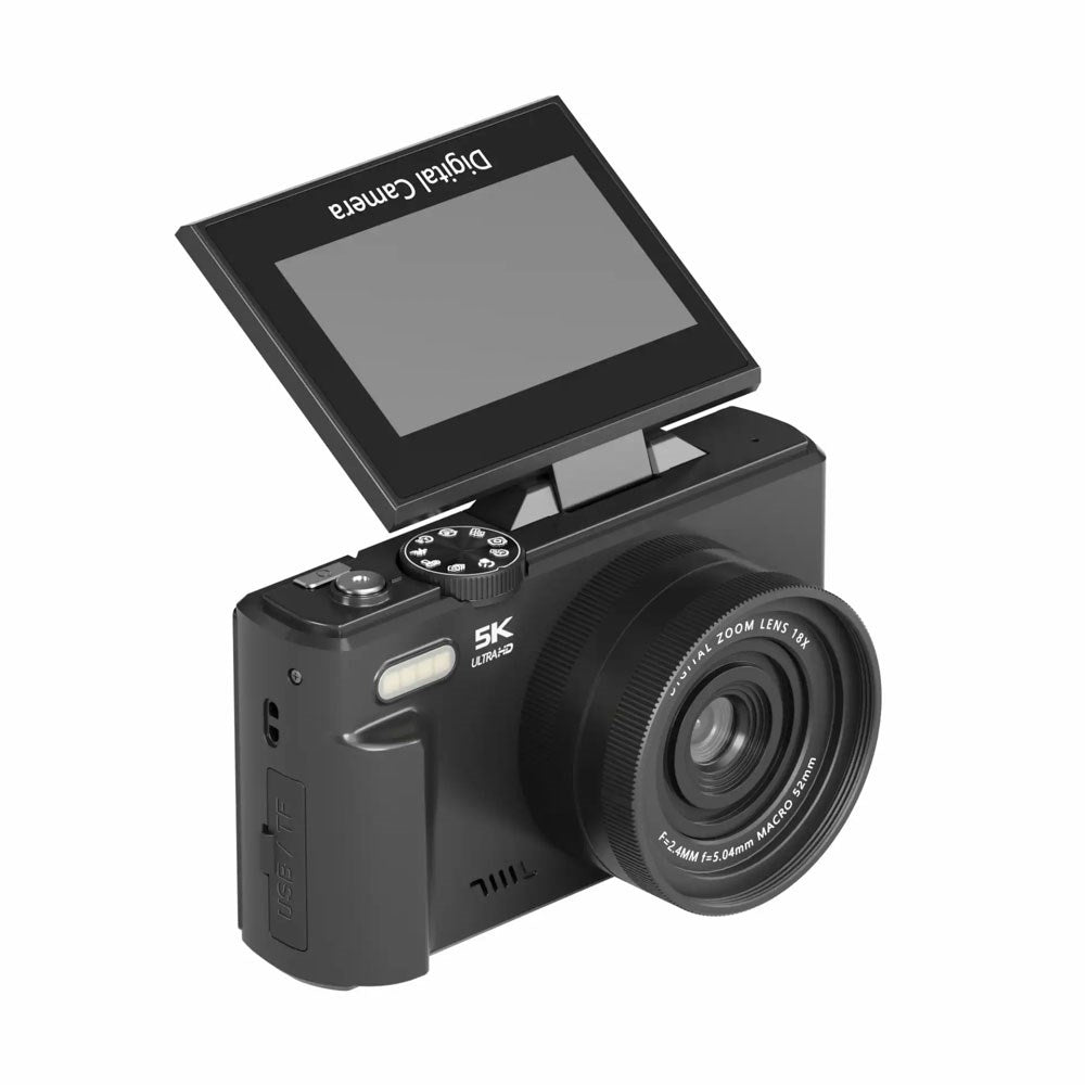 Denver Digital Kamera med 3" IPS Flipskærm & 16 MP CMOS & Autofokus / Slow Motion / Time Lapse - Sort