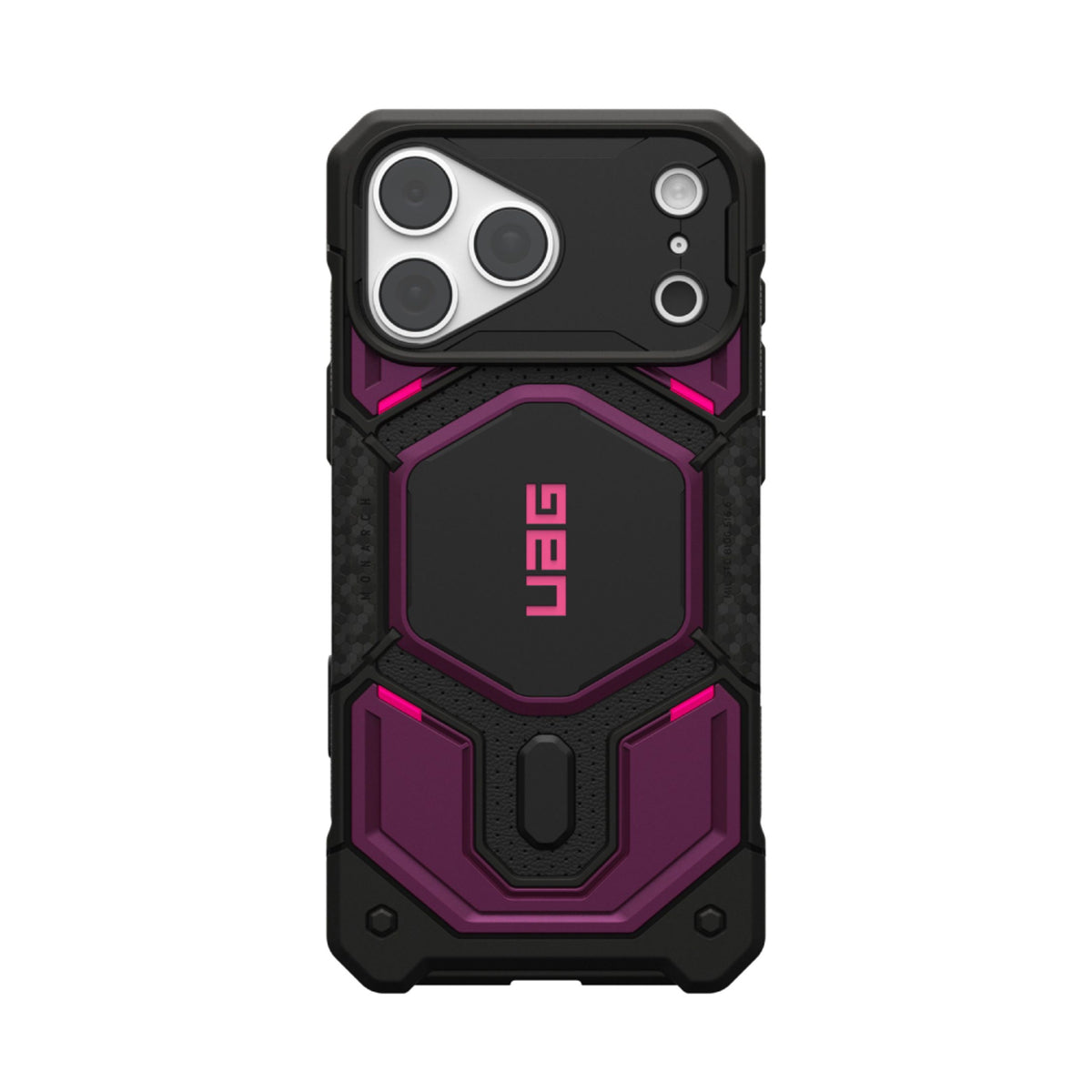 UAG iPhone 18 Pro Max / 17 Pro Max Monarch Pro Mobil Cover - MagSafe Kompatibel - Deep Purple Synth