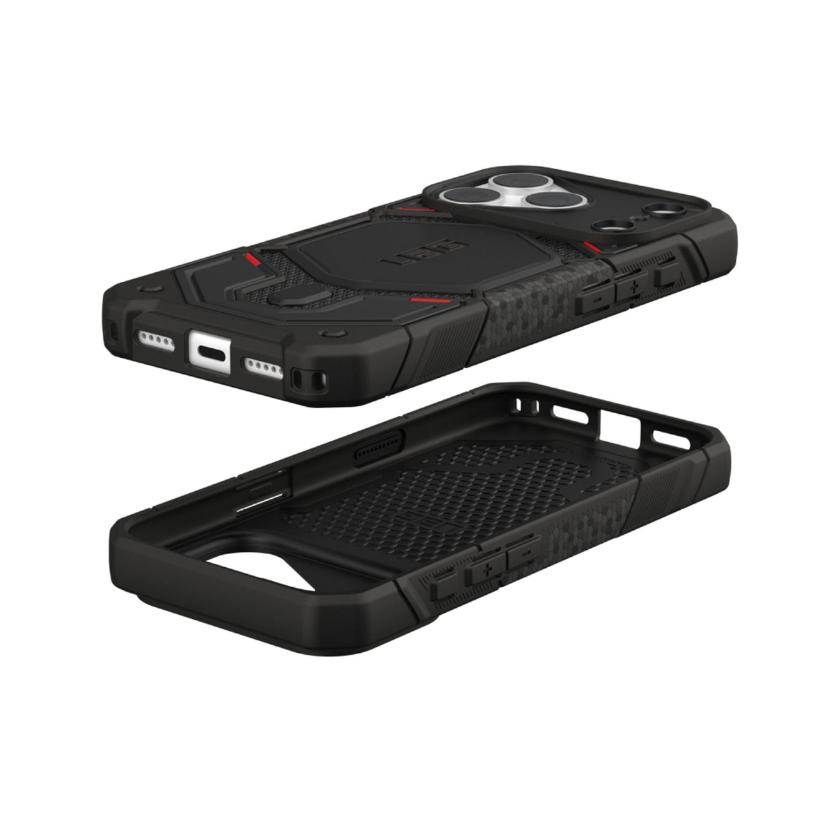 UAG iPhone 18 Pro / 17 Pro Monarch Pro Mobil Cover - MagSafe Kompatibel - Kevlar Black