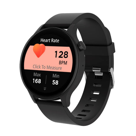 Denver Bluetooth Smartwatch med Sundhedssporing og Stemmekontrol - Sort