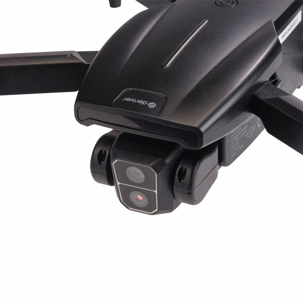 Foldbar Drone - Denver DCW-3520 - Front- & Bundkamera (720p / 480p) - Altitude Hold Funktion - Sort