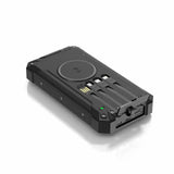 Denver Solcelle PowerBank m. Indbygget Kabel - 20.000 mAh - Sort