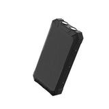 Denver Solcelle PowerBank m. Indbygget Kabel - 20.000 mAh - Sort