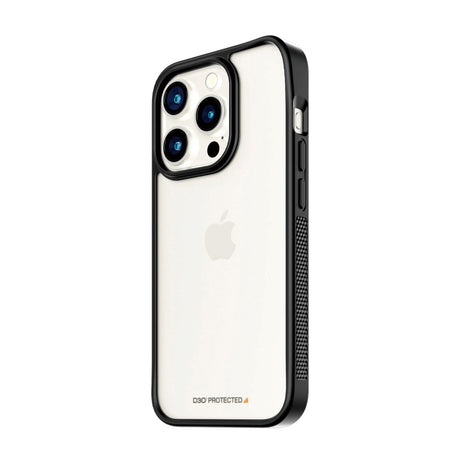 iPhone 15 Pro Bakdeksel PanzerGlass D3O Bio ClearCase - Black Edge