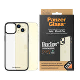 iPhone 15 Plus Bakdeksel PanzerGlass D3O Bio ClearCase - Black Edge