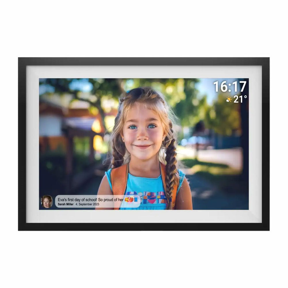 Denver PFF-1516 Digital WiFi 15.6" Fotoramme m. Frameo - Sort