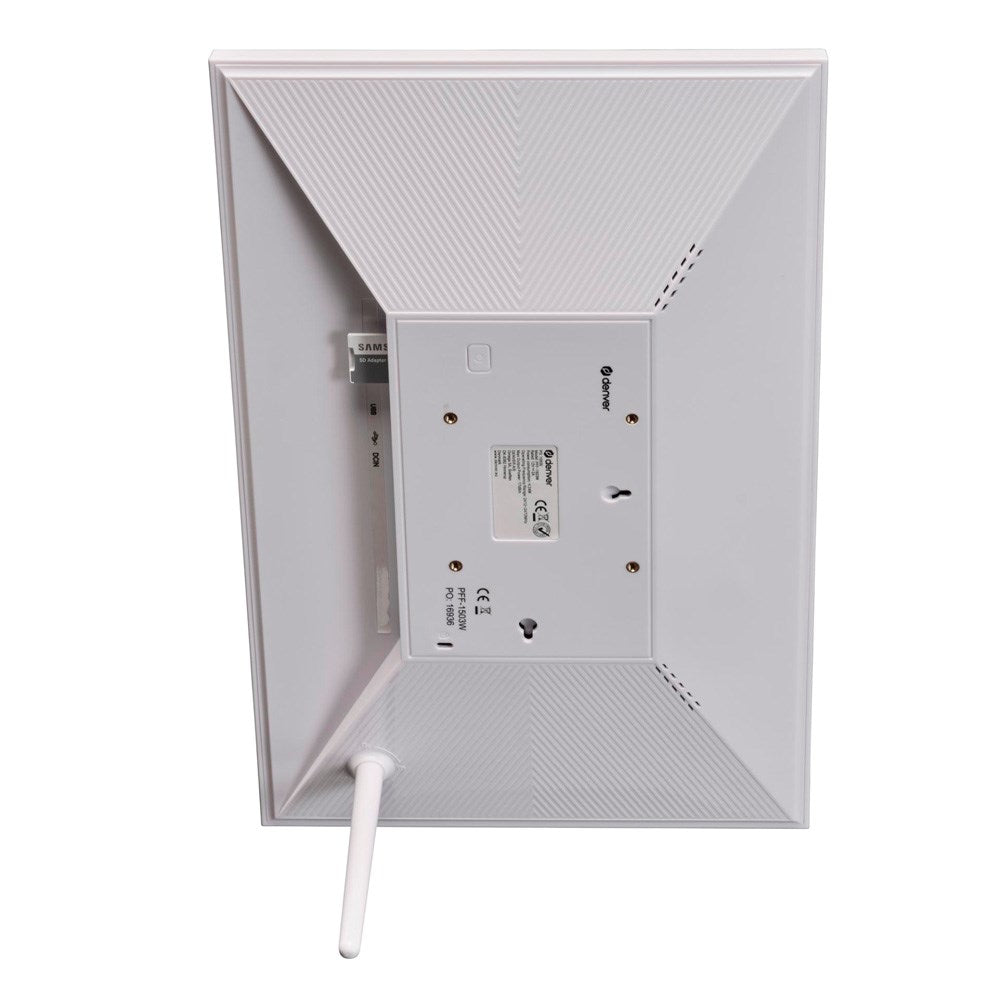 Denver Digital Fotoramme - Frameo Fotosoftware - 15.6" / 16GB - Hvid