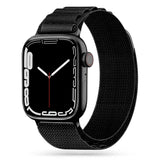 Apple Watch (42/44/SE/45/46/49 mm) Tech-Protect Nylon Pro Strap - Svart