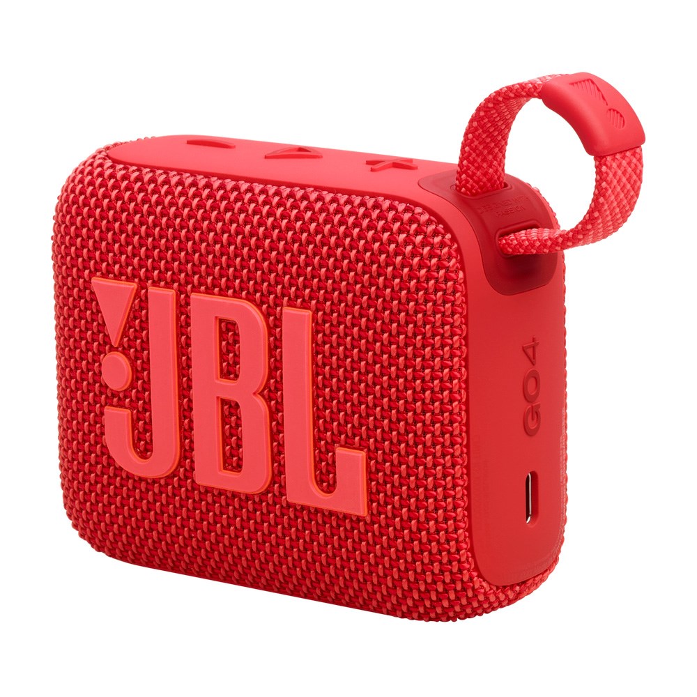 JBL Go 4 Bluetooth-høyttaler - Rød