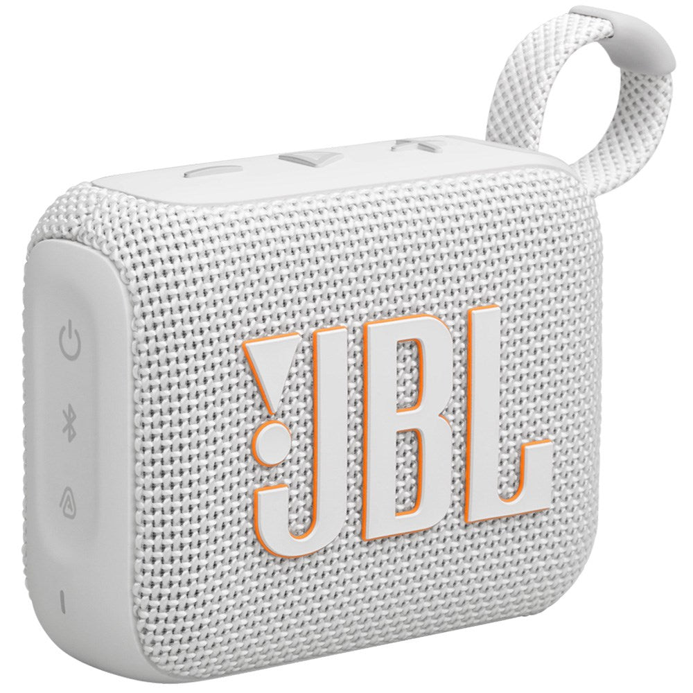 JBL Go 4 Bluetooth-høyttaler - Hvit