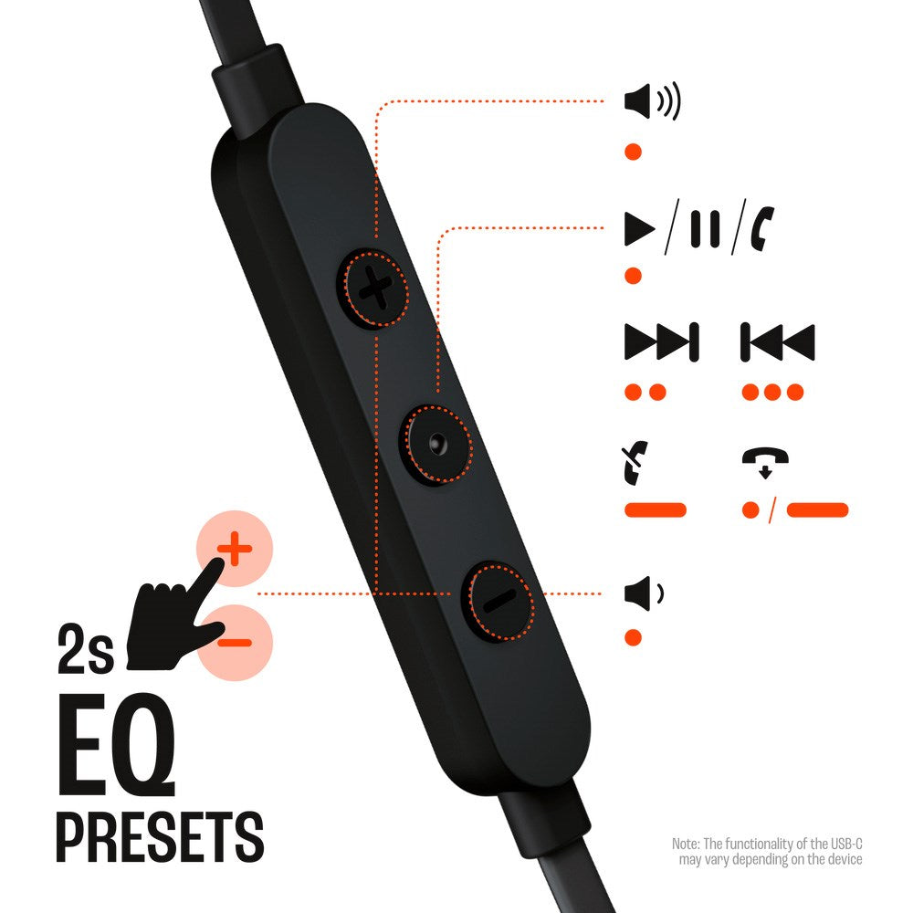 JBL Tune 305C USB-C Høretelefoner - In-Ear - Sort