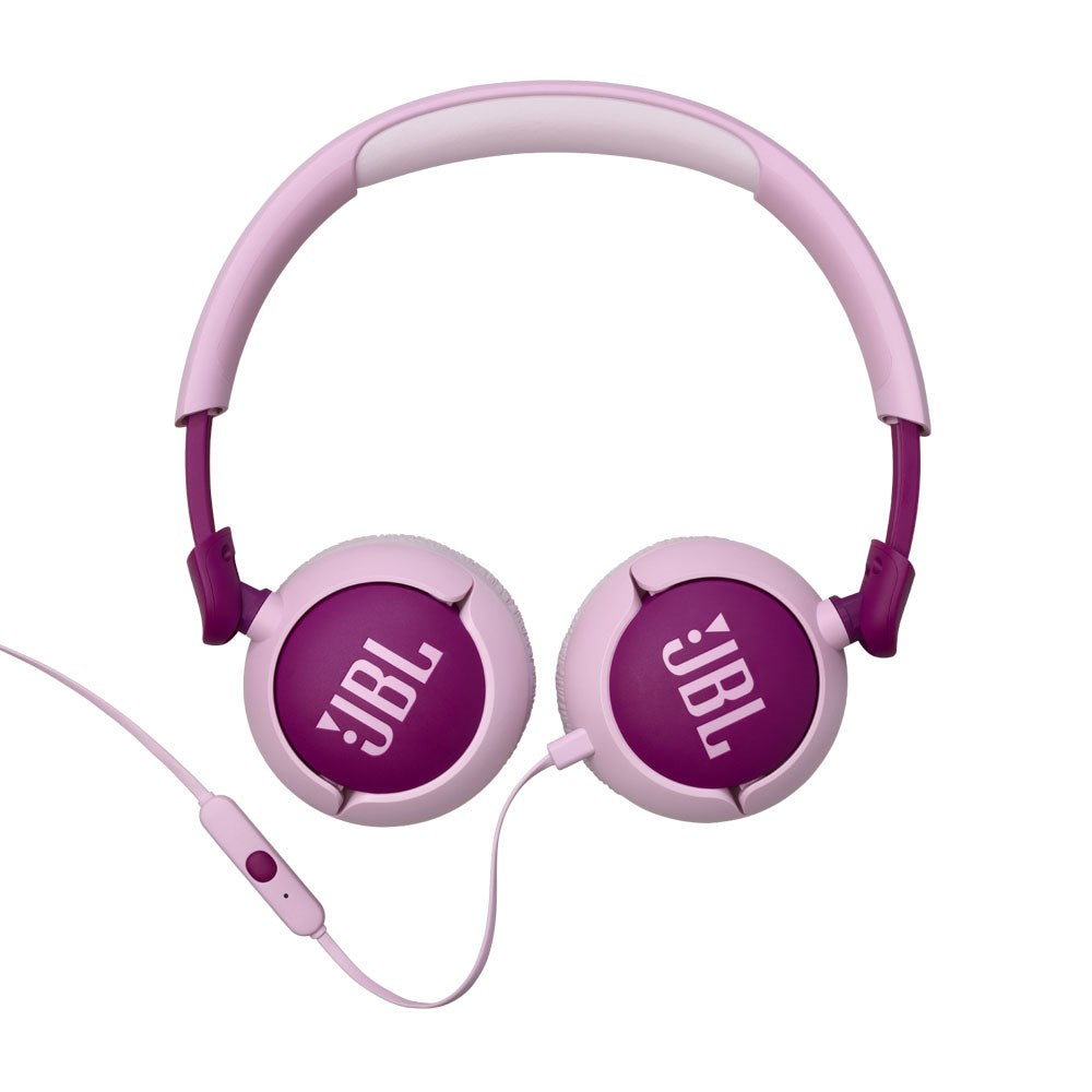 JBL Junior 320 Maks. 85 dB Børne Headset m. Ledning - On-Ear Høretelefoner - Lyserød