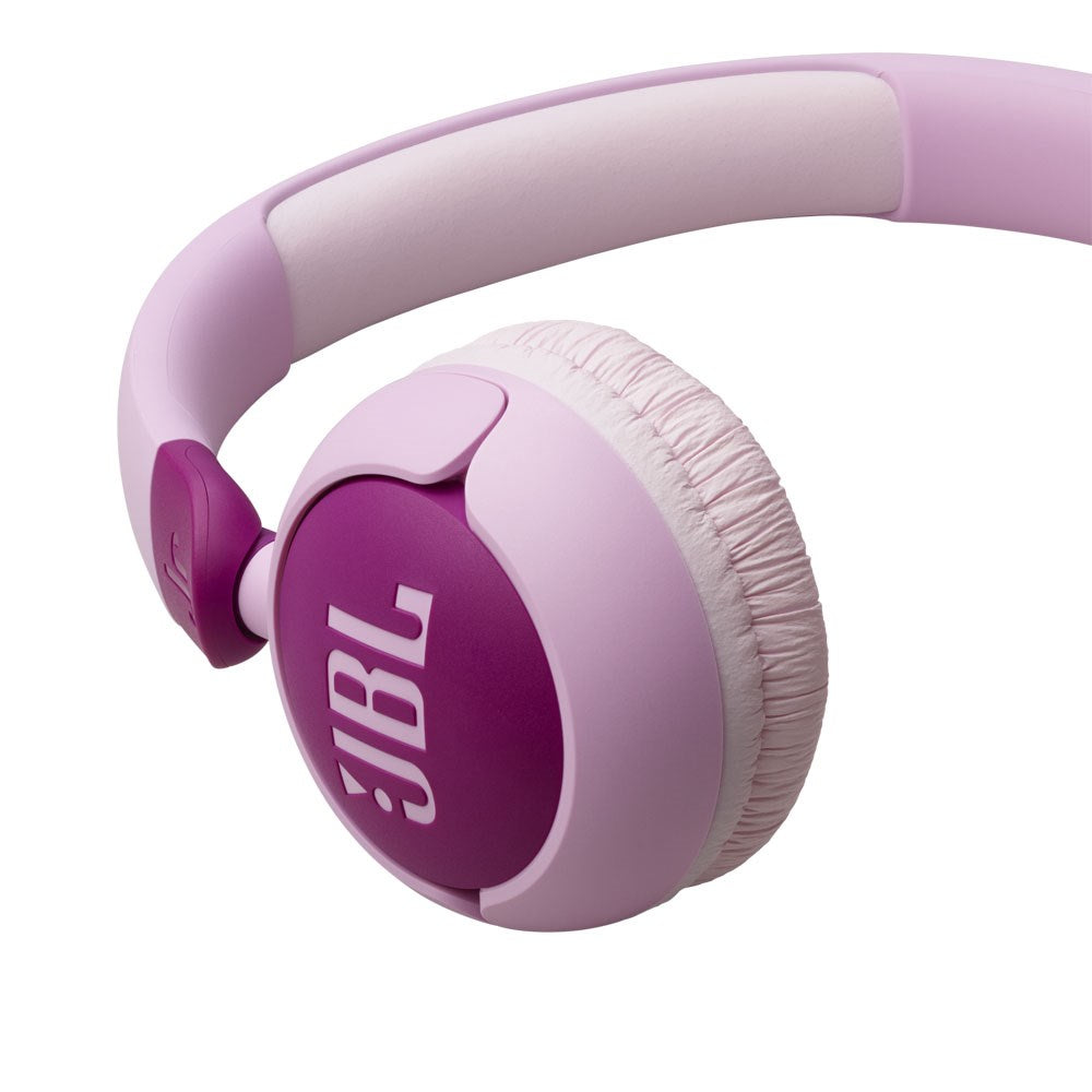 JBL Junior 320 Maks. 85 dB Børne Headset m. Ledning - On-Ear Høretelefoner - Lyserød