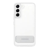 Original Samsung Galaxy S22 Clear Standing Cover - Gennemsigtig (EF-JS901CTEGWW)