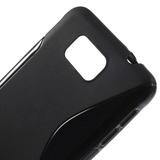 Samsung Galaxy Alpha S-Shape TPU-deksel svart