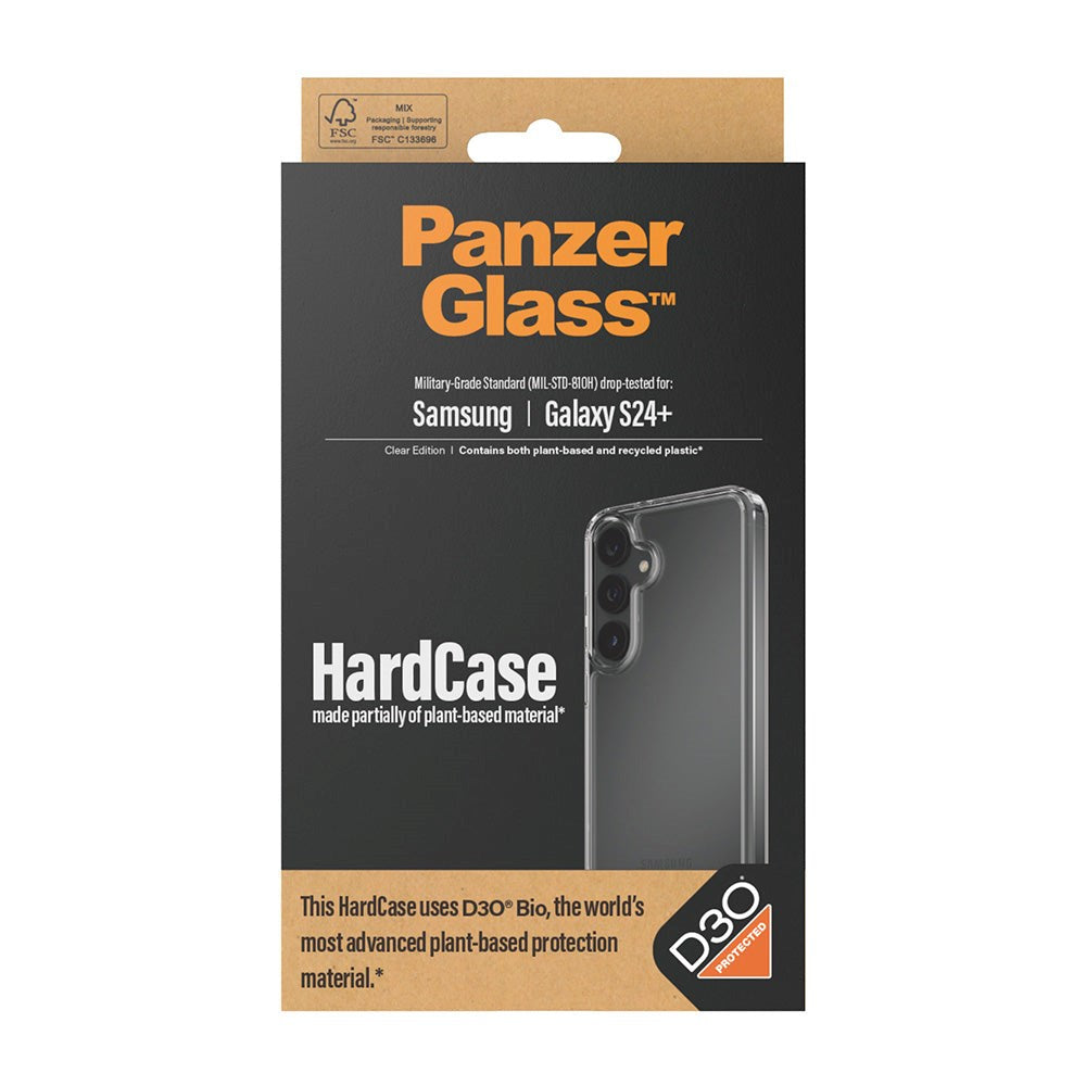 Samsung Galaxy S24+ (Plus) Bakdeksel PanzerGlass D3O Bio HardCase - Gjennomsiktig
