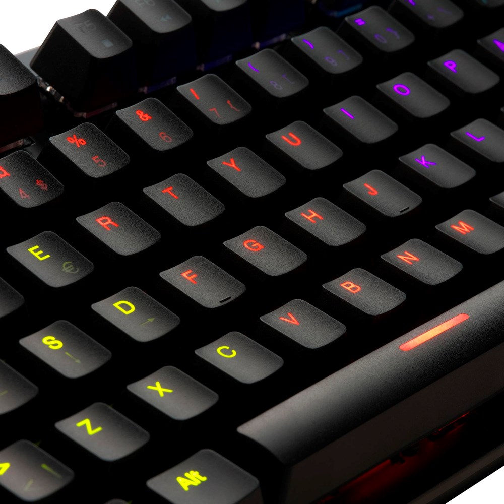 Denver GKK-330 Gaming Tastatur - Mekanisk - USB-Kabel - RGB Lys - Nordisk Layout - Sort