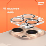 iPhone 16 Pro / 16 Pro Max PanzerGlass PicturePerfect - Kamerabeskyttelse - Platinastyrke - Gjennomsiktig / Svart