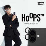 iPhone 16 / 16 Plus PanzerGlass Ceramic Hoops - Beskyttelse til Kamera - Gennemsigtig