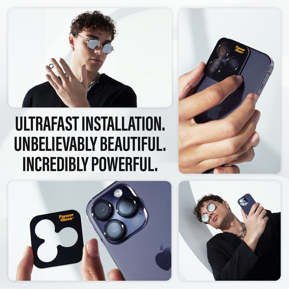 iPhone 16 / 16 Plus PanzerGlass bøyler - Kamerabeskyttelse - Gjennomsiktig