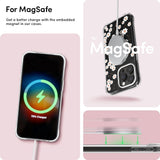 iPhone 15 Pro Max Cyrill Cecile plastbakdeksel m. Stropp - MagSafe-kompatibel - White Daisy