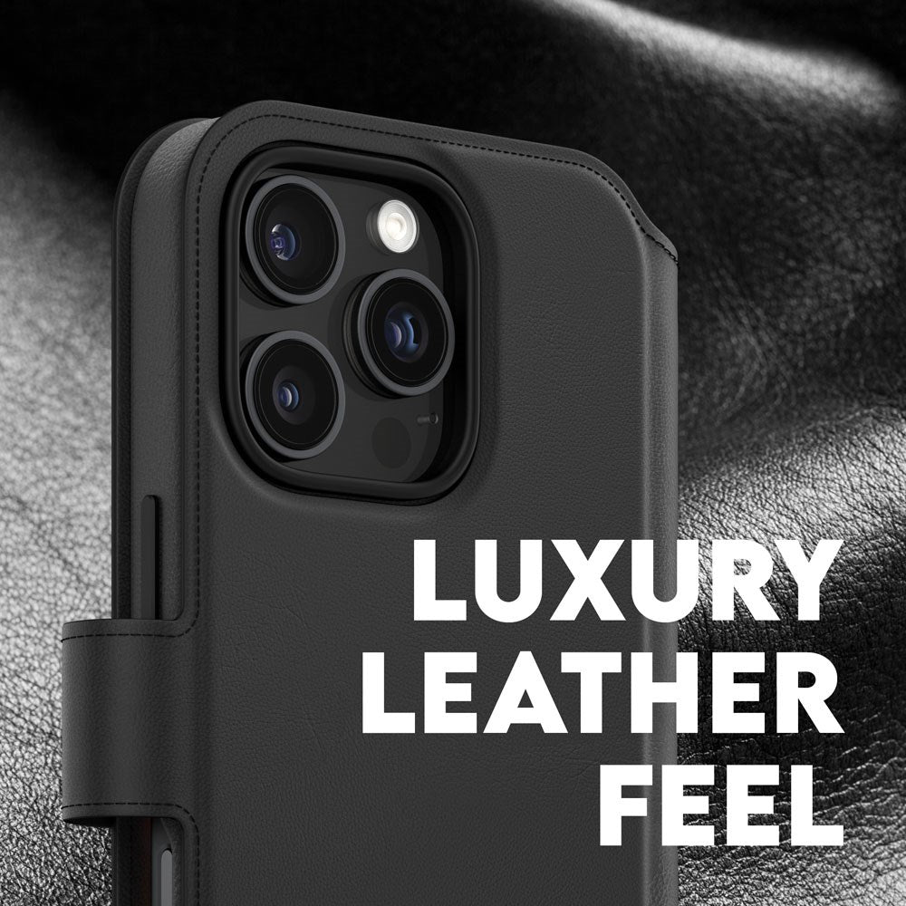 CARE by PanzerGlass iPhone 16 Pro Feature Tango 2-i-1 flipdeksel m. Lommebok - Svart