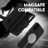 CARE by PanzerGlass iPhone 16 Plus Feature Tango 2-in-1 Flip Cover m. Pung - Sort