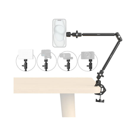 SmallRig 5626 Crab-Shaped Mobilholder - Bord - MagSafe Kompatibel - Sort