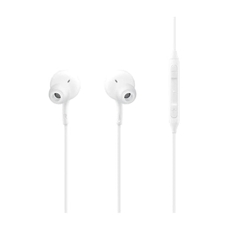 Originale Samsung In-Ear-øretelefoner Type-C-kontakt m. Mikrofon og fjernkontroll - Hvit