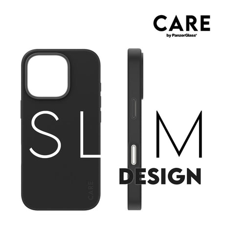 CARE by PanzerGlass iPhone 16 Pro FASHION Fryktløst fasjonabelt deksel - MagSafe-kompatibel - Svart