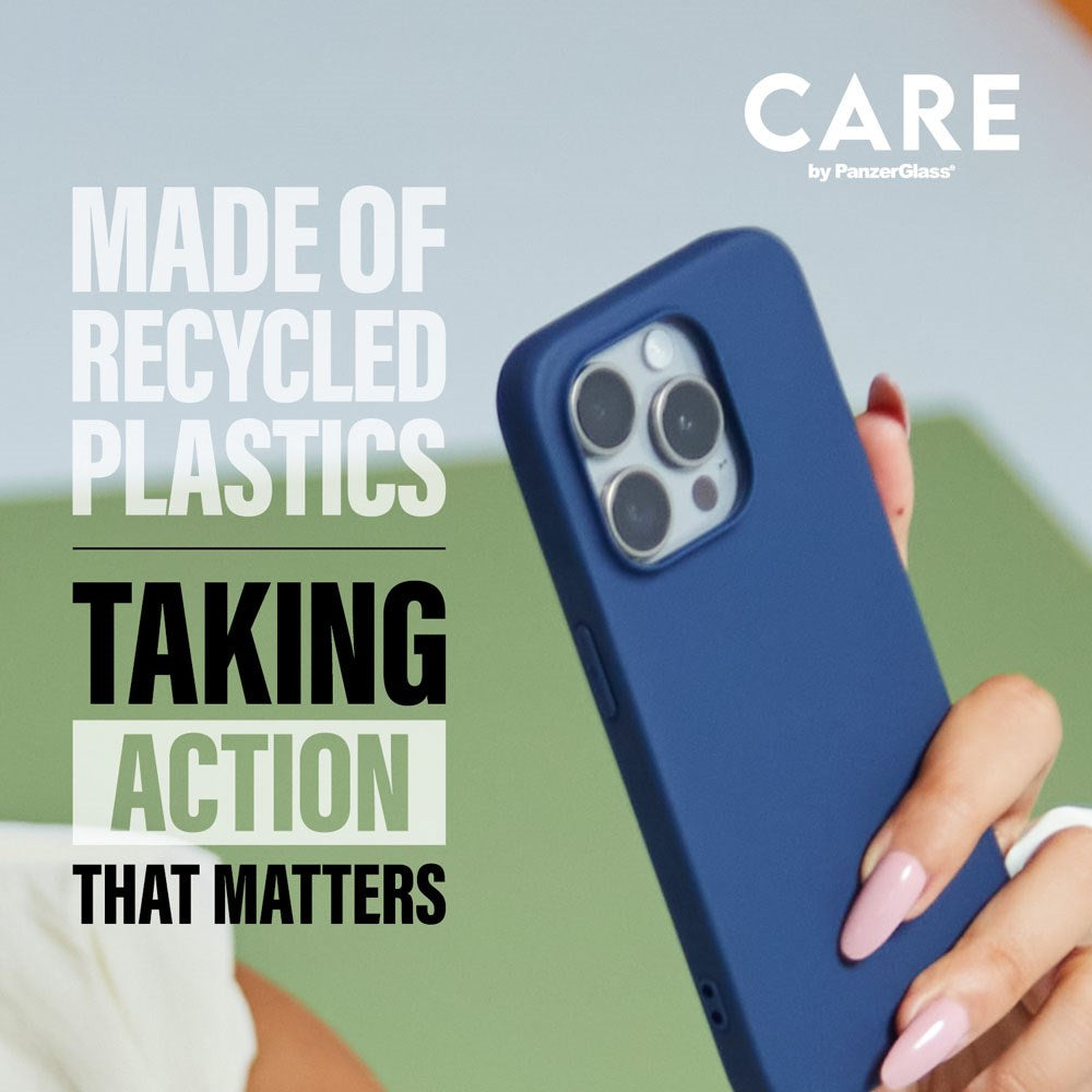 CARE by PanzerGlass iPhone 16 FASHION Fryktløst fasjonabelt deksel - MagSafe-kompatibel - Coronet Blue