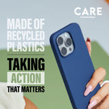 CARE by PanzerGlass iPhone 16 FASHION Fryktløst fasjonabelt deksel - MagSafe-kompatibel - Coronet Blue