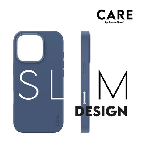 CARE by PanzerGlass iPhone 16 Pro FASHION Fryktløst fasjonabelt deksel - MagSafe-kompatibel - Coronet Blue
