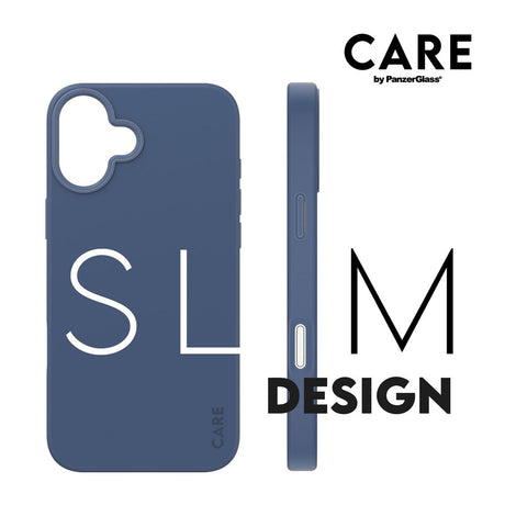 CARE by PanzerGlass iPhone 16 Plus FASHION Fryktløst fasjonabelt deksel - MagSafe-kompatibel - Coronet Blue