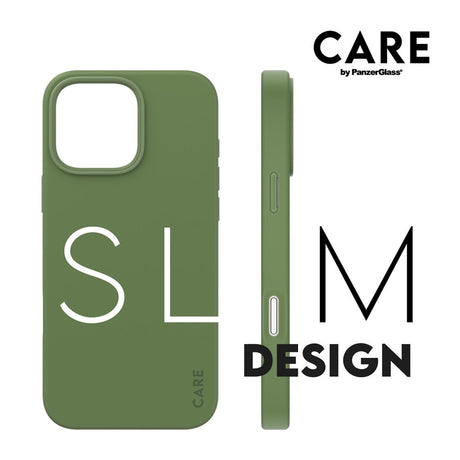 CARE by PanzerGlass iPhone 16 Pro Max FASHION Fryktløst fasjonabelt deksel - MagSafe-kompatibel - Piquant Green