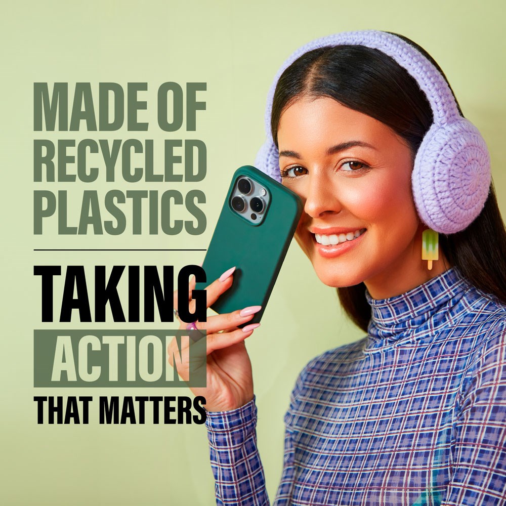 CARE by PanzerGlass iPhone 16 FASHION Fearlessly Fashionable deksel - Svart