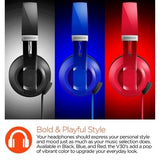 HyperGear V30 Stereo Headphones - Blå