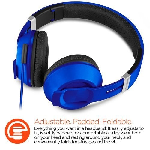HyperGear V30 Stereo Headphones - Blå