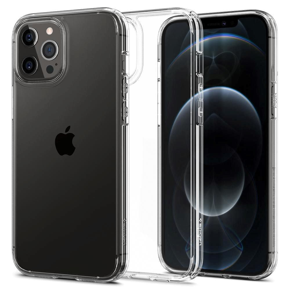 iPhone 12 / 12 Pro Spigen Ultra Hybrid-deksel - Gjennomsiktig