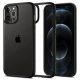 iPhone 12 / 12 Pro Spigen Ultra Hybrid-deksel - Gjennomsiktig / Svart