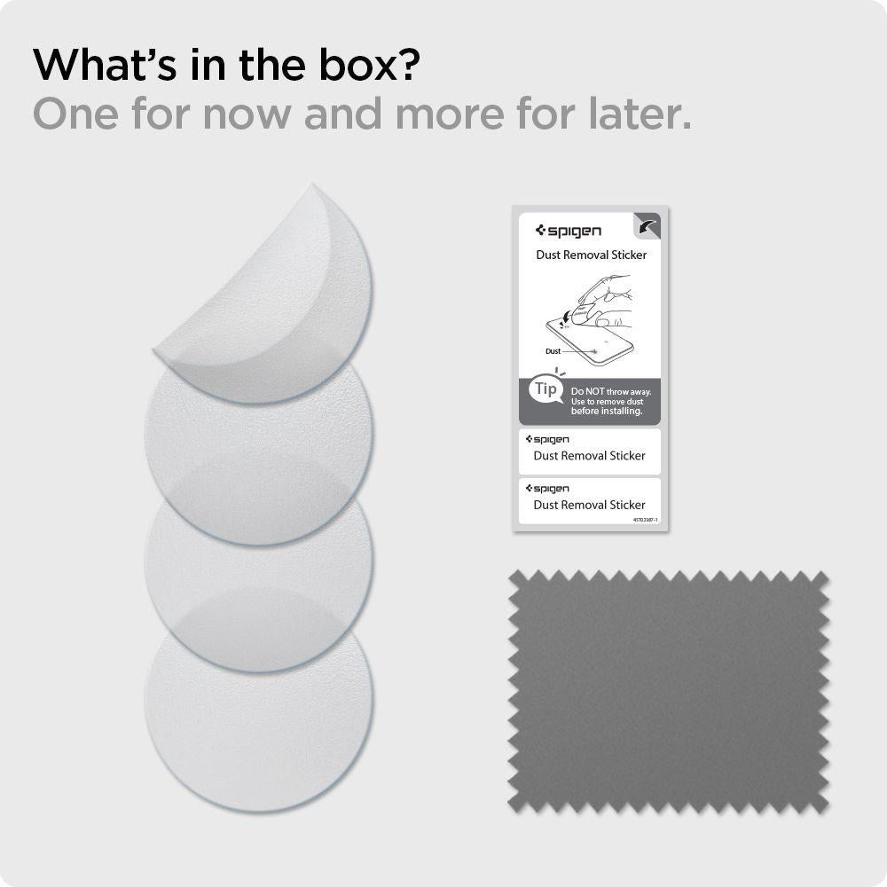 Airtag Spigen Airskin Shield Original Fit Front &amp; Back - 4-pack - Matt Transparent