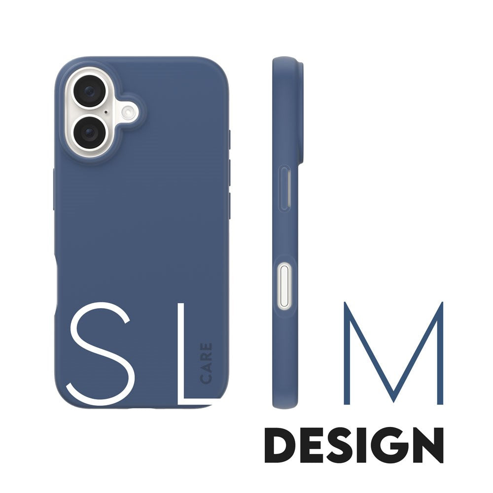 CARE by PanzerGlass iPhone 16 FASHION Fearlessly Fashionable Cover - Coronet Blue