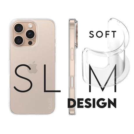CARE by PanzerGlass iPhone 16 Pro FASHION X-Ray Soft Basic Bakdeksel - Gjennomsiktig